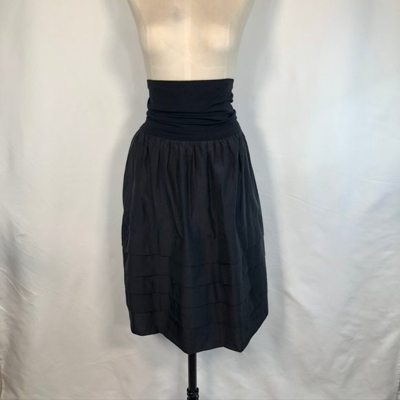 Theory Cotton Organza Convertible Strapless Dress - Picture 4 of 8